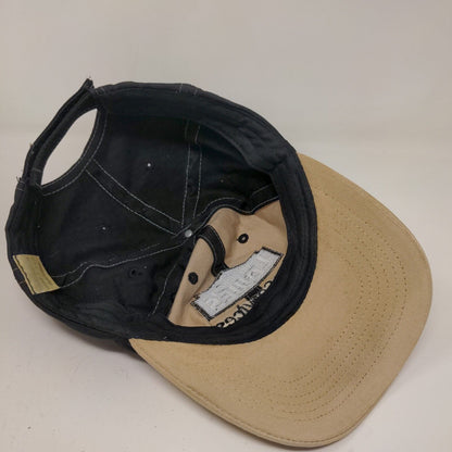 Lowe's Men's Strapback Hat Tan Black Embroidered Pro Services Logo