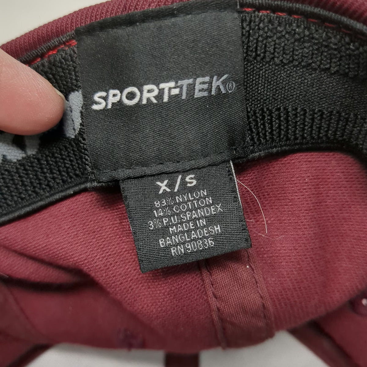 Sport-Tek Baseball Cap Red S A-1 Heating Lennox HVAC Flexfit Curved Brim Hat