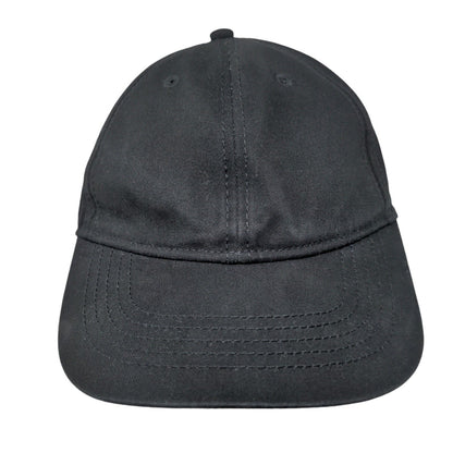 Unbranded Slideback Hat Black OSFM Adjustable Blank Vent Holes Solid