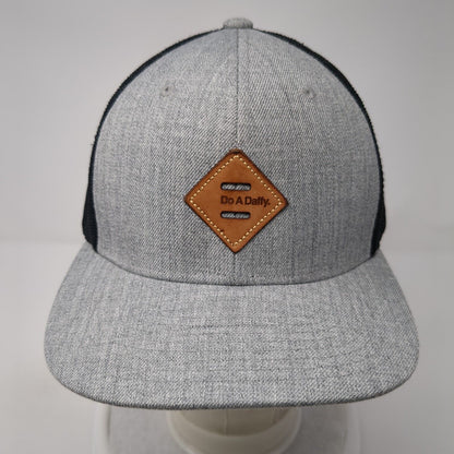 Do A Daffy Snapback Trucker Hat Gray OS Adjustable Mesh Back Captuer Headwear