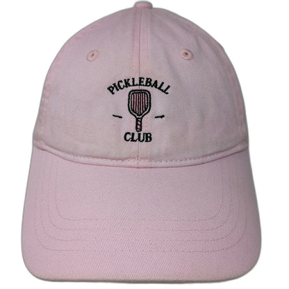 Frasier Sterling Baseball Cap Pink One Size Pickleball Club Slideback Cotton Hat