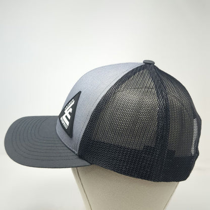 Pacific Headwear Trucker Hat Gray One Size Snapback Lasher Enterprises Logo Mesh
