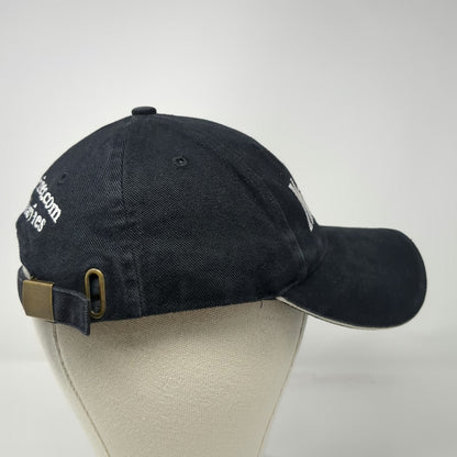 US Marines Baseball Cap Black OS EGA Logo Recruitment USMC Cotton Strapback Hat