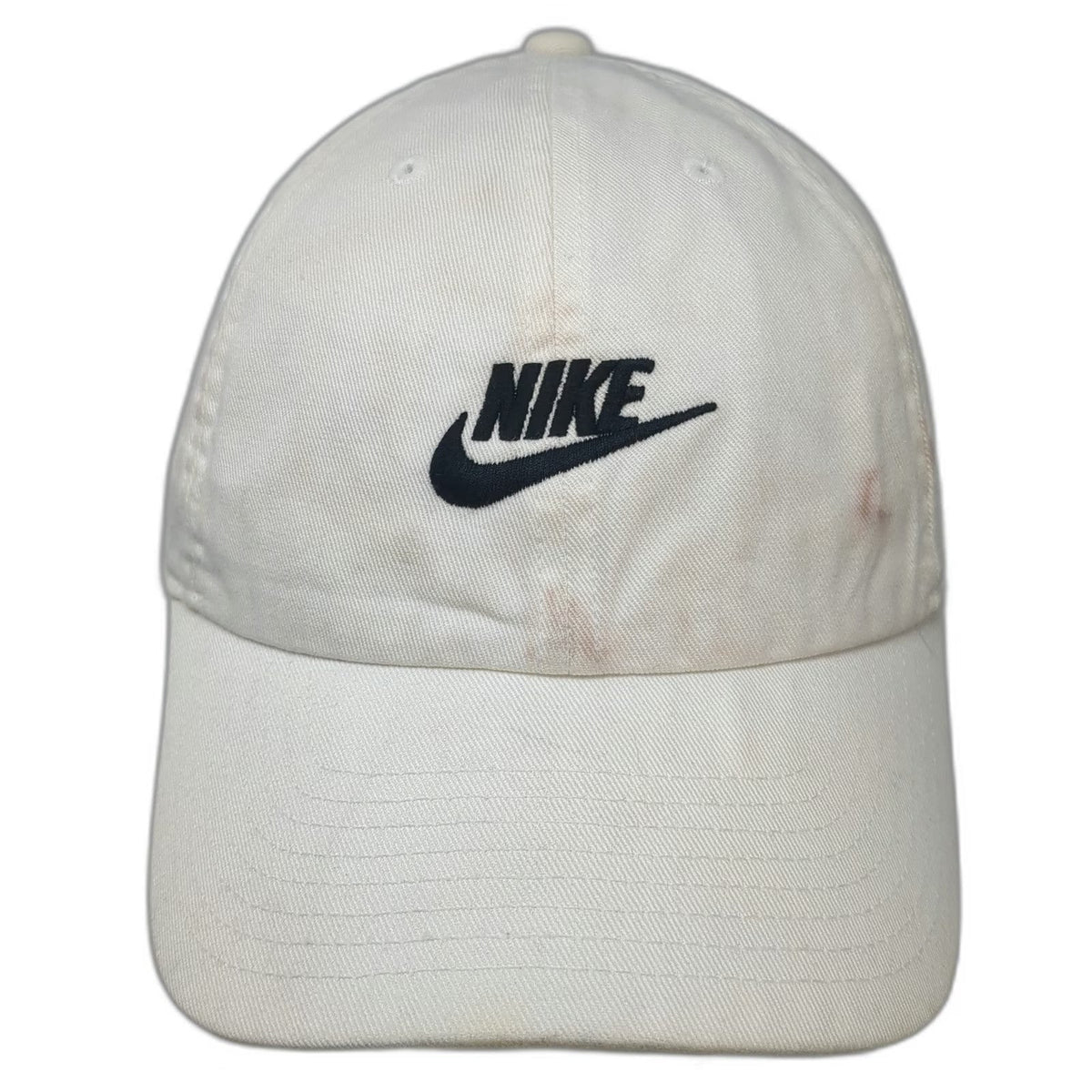 Nike Baseball Cap White One Size Heritage86 Slideback Adjustable Swoosh Hat
