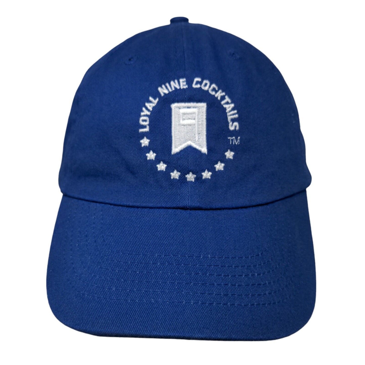 Loyal Nine Cocktails Slideback Hat Blue One Size Embroidered 6 Panel