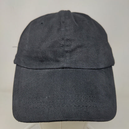 Unbranded Men's Slideback Hat Black One Size Blank 100% Cotton