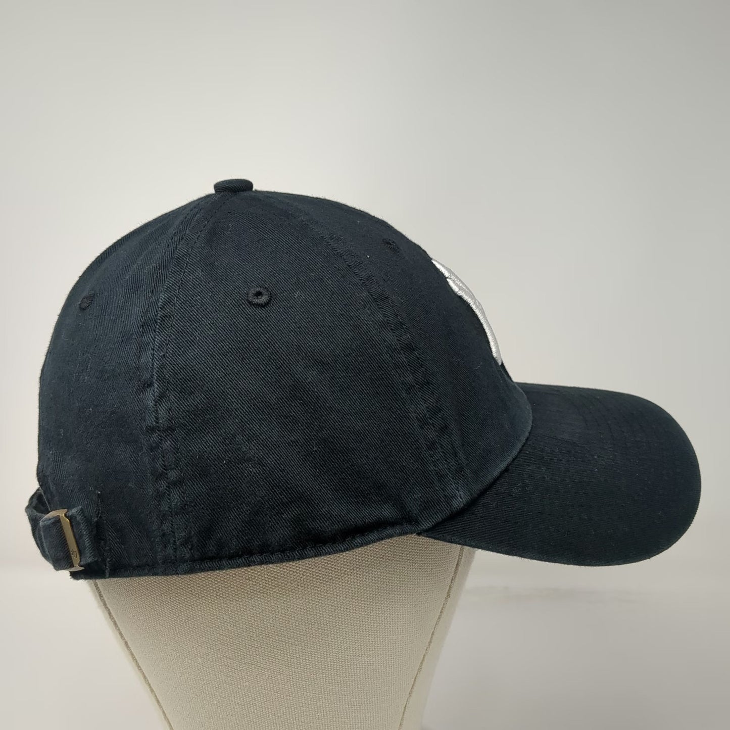 New York Yankees MLB '47 Baseball Cap Black One Size Cotton Slideback Logo Hat
