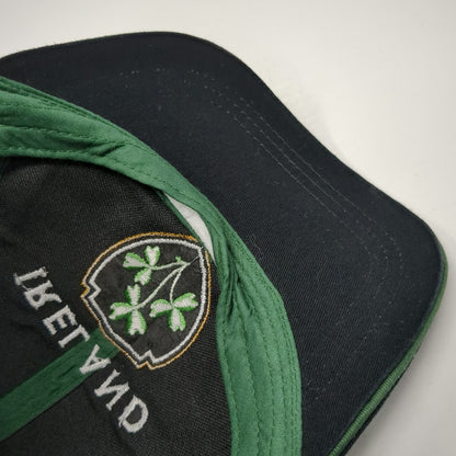 Lansdowne Baseball Cap Black Green 59cm Ireland Shamrock Adjustable Hat