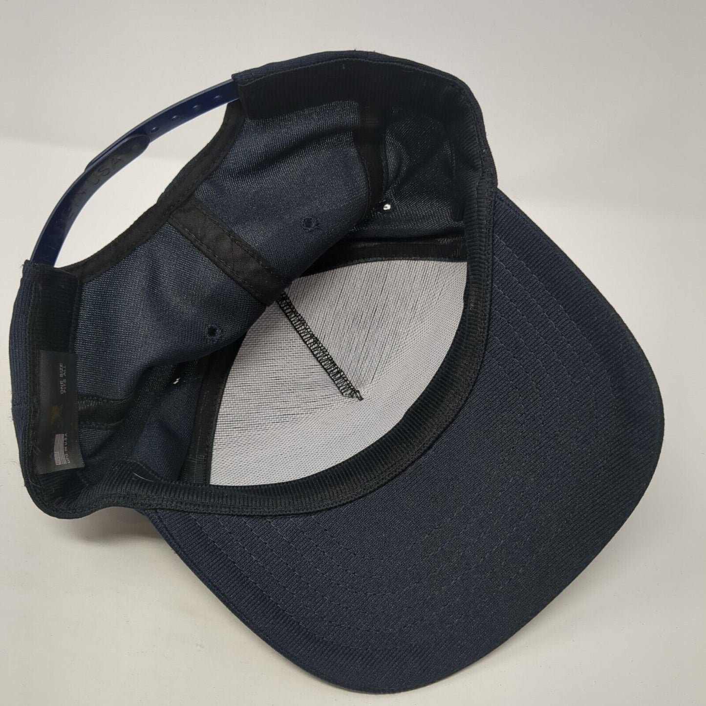 World War II Veteran Snapback Hat Blue One Size Adjustable 6 Panel Eagle Crest
