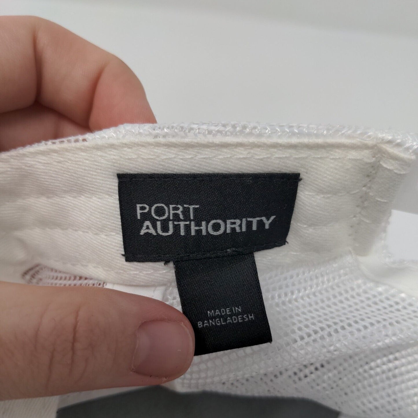 Peppershock Media Snapback Trucker Hat Gray OS Mesh Back Port Authority Cotton