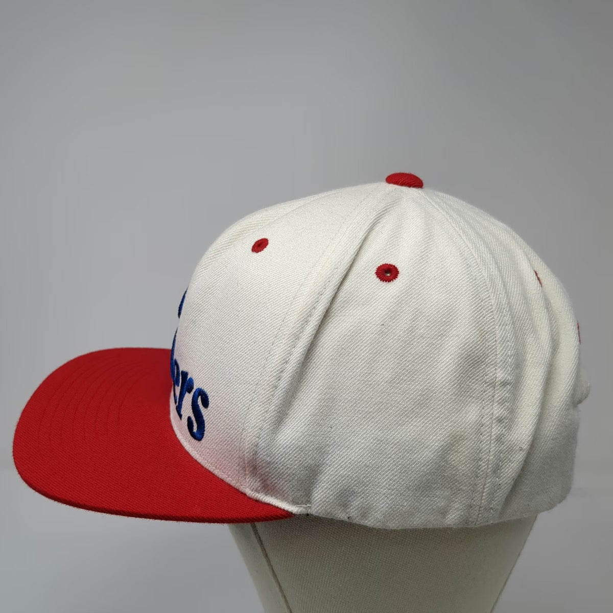 Mitchell & Ness Philadelphia 76ers NBA Snapback Hat White Red Blue One Size