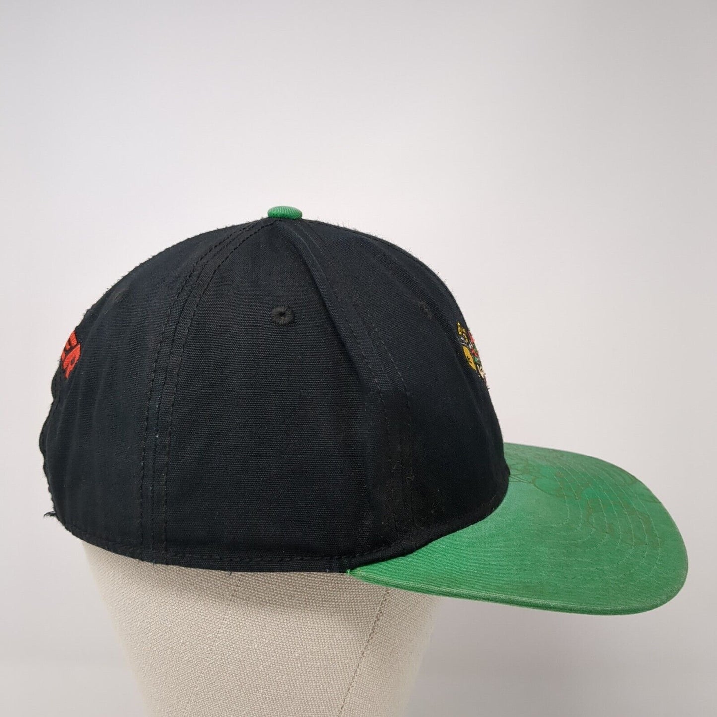 Bowser Snapback Hat Multi One Size Adjustable Colorblock Super Mario