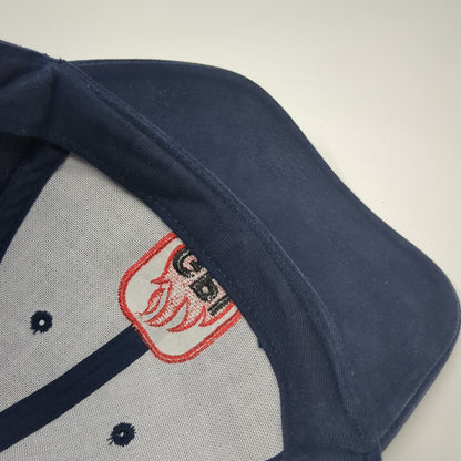 GPI Strapback Hat Blue One Size Adjustable Embroidered Logo Daystone