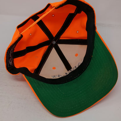 Outdoor Cap Cabela's Orange Snapback One Size Hat EST 1961 Green Hunting Black