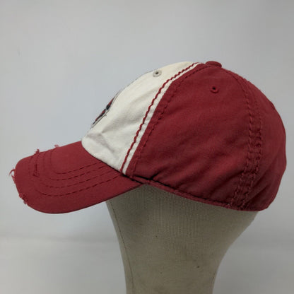 '47 Twins Men's Fitted Hat Red Cream size L Embroidered Cincinnati Reds Logo