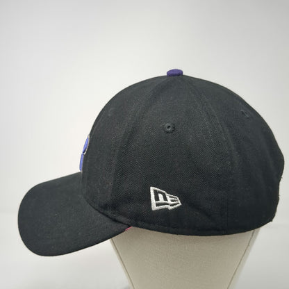 New Era Colorado Rockies MLB Baseball Cap Black One Size 9FORTY Strapback Hat