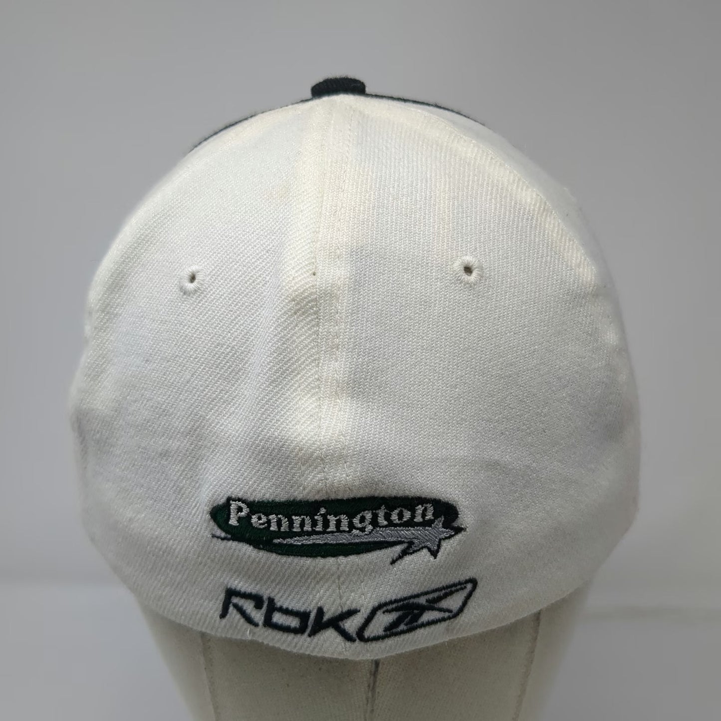 Reebok Rbk Football White One Size Baseball Cap Stretch Fit Pennington Hat