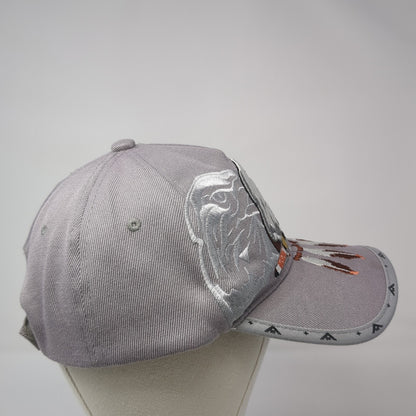 American Eagle Native Pride Baseball Cap Gray OS Adjustable Embroidered CTS