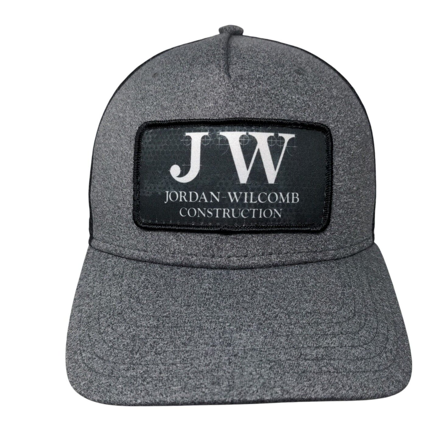 JW Jordan Wilcomb Construction Snapback Trucker Hat Gray OSFM Outdoor Cap