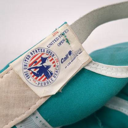 Cali Fame Trucker Blue Hat 1992 United States Open Pebble Beach Rope Vintage