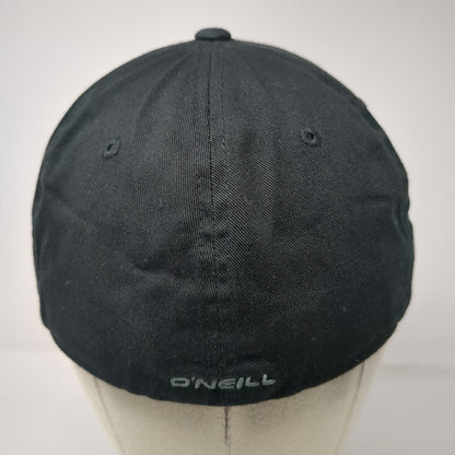 O'Neill Baseball Cap Black XL Flexfit Surf Co Est 1952 Structured Fitted Hat