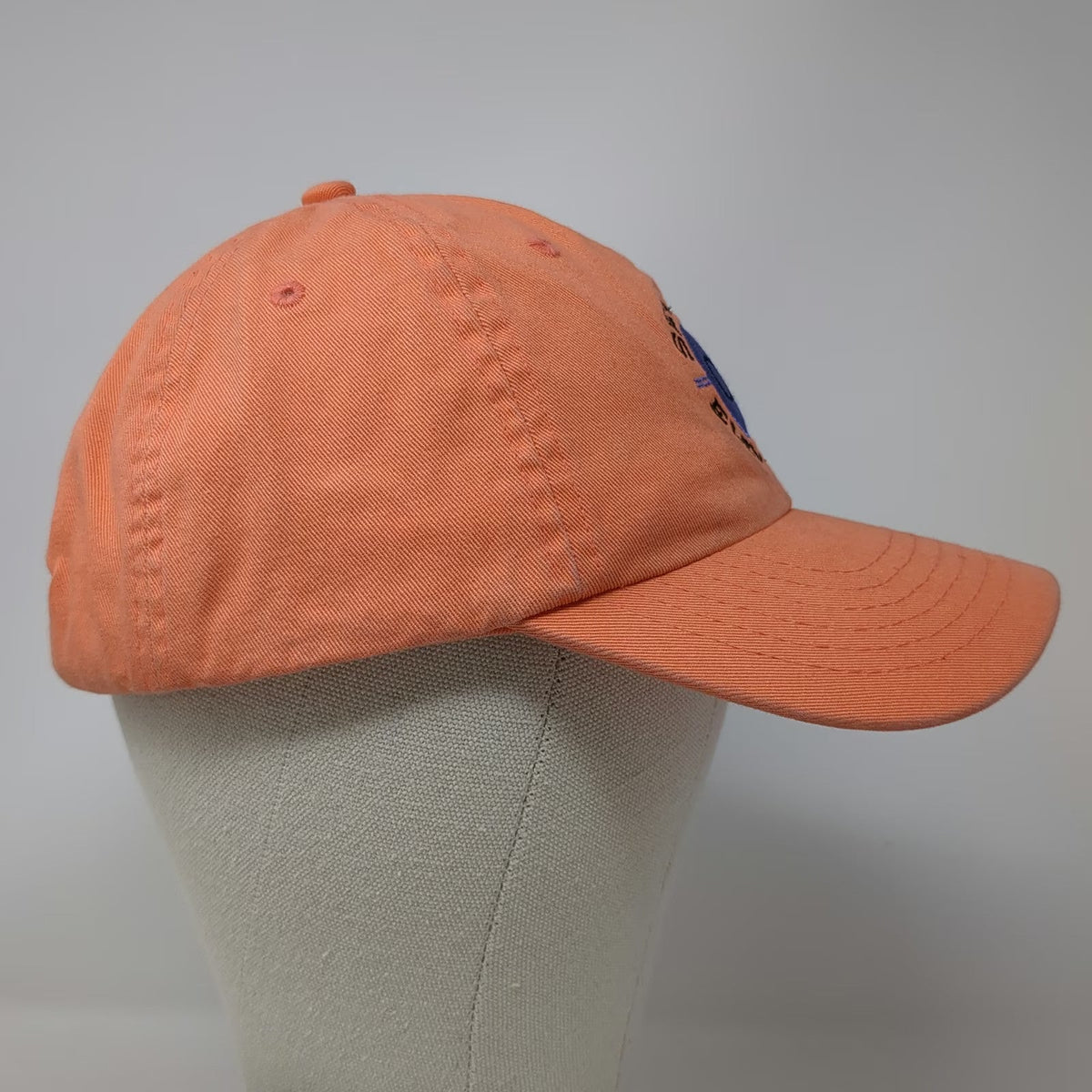 Rascals Baseball Cap Orange One Size Seaside Oregon Elev 13 FT Slideback Hat