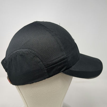 Hind Baseball Cap Black One Size Mesh Panels Reflective Strap Performance hat