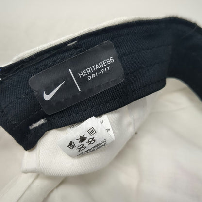 Nike Illinois Fighting Illini NCAA White One Size Cap Dri-Fit Slideback Hat Logo