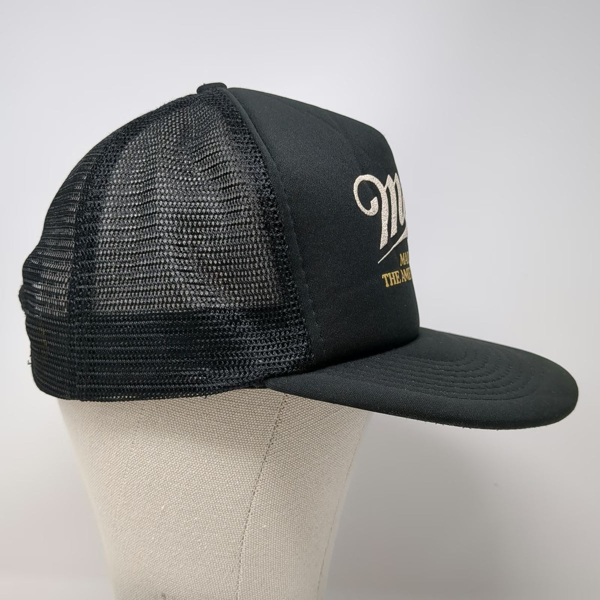 Competition Pro Miller Made The American Way Trucker Hat Black One Size Snapback