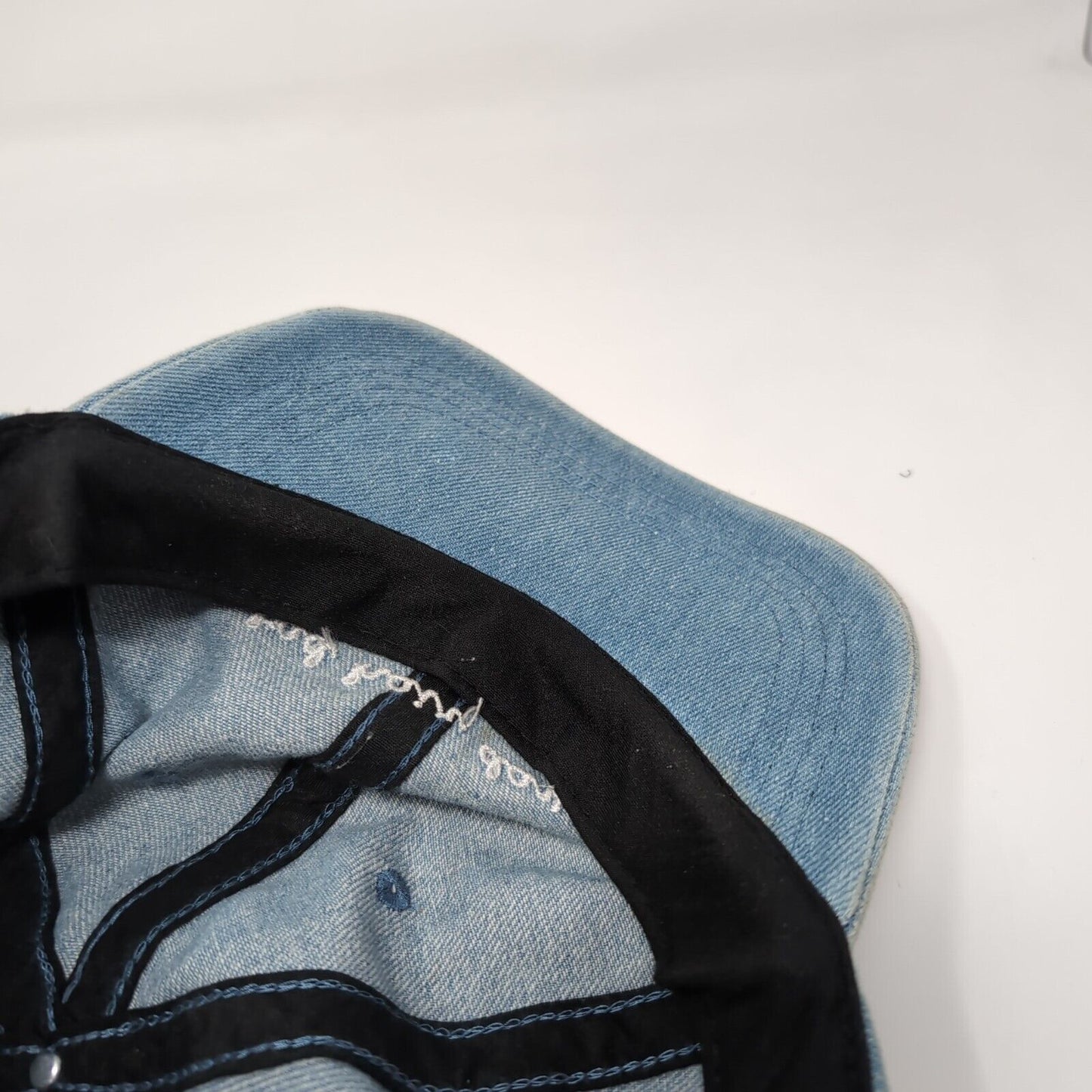 Bad Hair Day Strapback Hat Blue OSFM Adjustable Embroidered David and Young