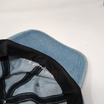 Bad Hair Day Strapback Hat Blue OSFM Adjustable Embroidered David and Young