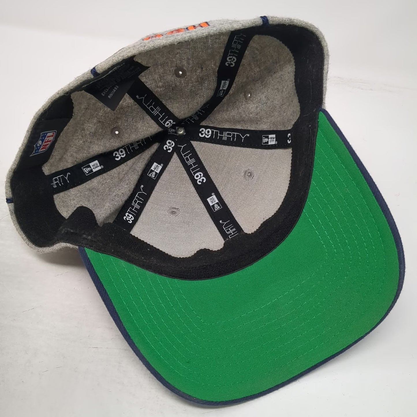 Chicago Bears NFL New Era Cap Gray Blue Orange L 100th Anniversary GSH 1920 Hat