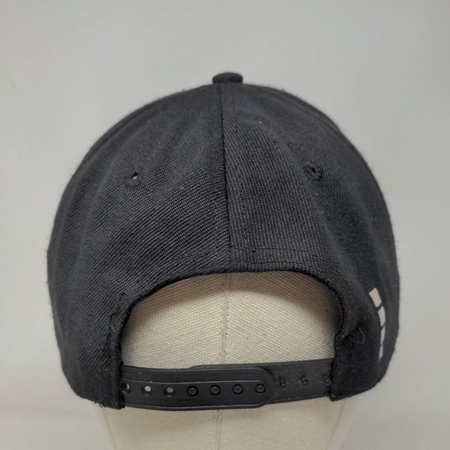 Capelli Sport Snapback Hat Black Adult One Size Embroidered Adjustable
