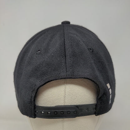 Capelli Sport Snapback Hat Black Adult One Size Embroidered Adjustable