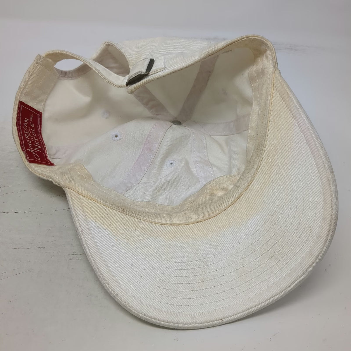 American Needle Baseball Cap Beige One Size Pittsfield Country Club Golf Hat