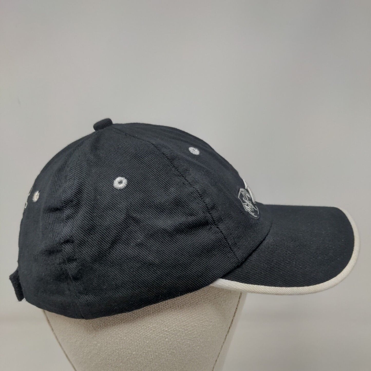 Bacardi 62 Strapback Hat Black One Size Embroidered Adjustable 6 Panel