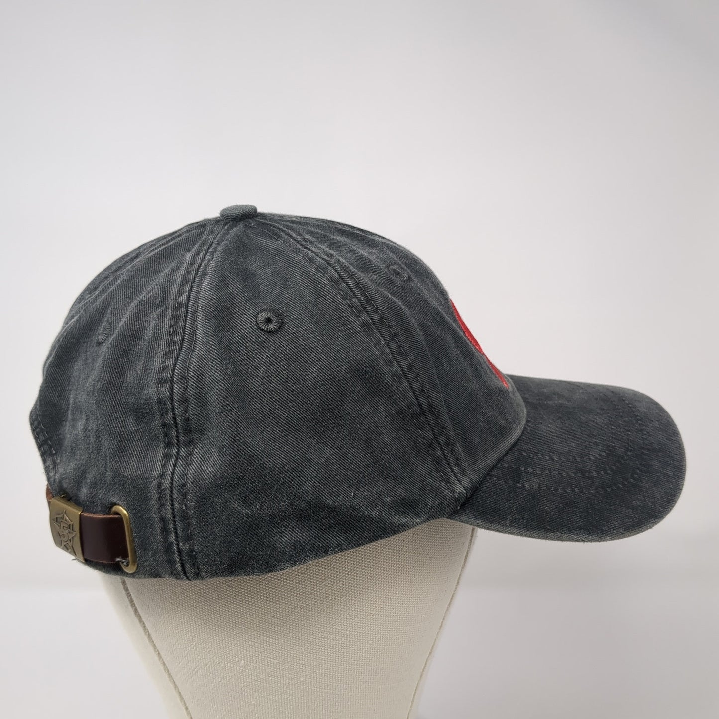 Cheaper Than Dirt! Slideback Baseball Cap Gray One Size Adjustable Embroidered