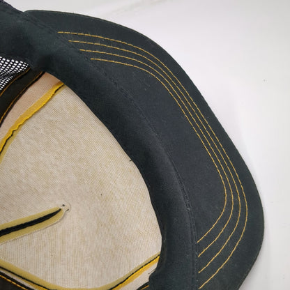 Snapback Hat Black One Size Moose's Welding & Construction Scrambled Eggs Mesh