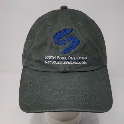 South Fork Outfitters Natural Retreats.Com Slideback Hat Gray OSFA Simms Cotton
