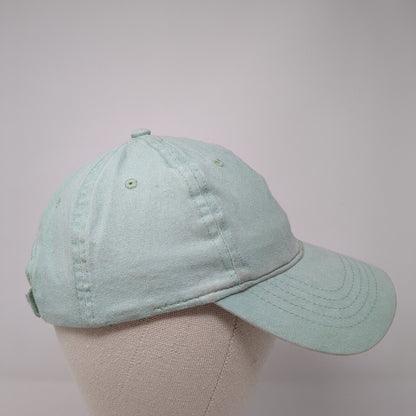 Unbranded Strapback Hat Blue One Size Adjustable Blank Solid Vent Holes