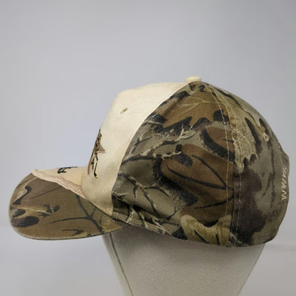 George Strait Country Music Festival Snapback Hat One Size Beige Camo Signature