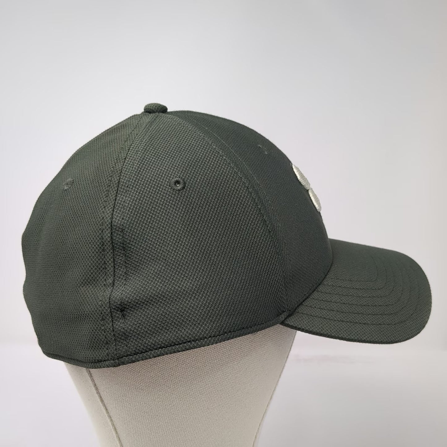 Under Armour Baseball Cap Green XL Embroidered Logo Stretch Fit Athletic hat