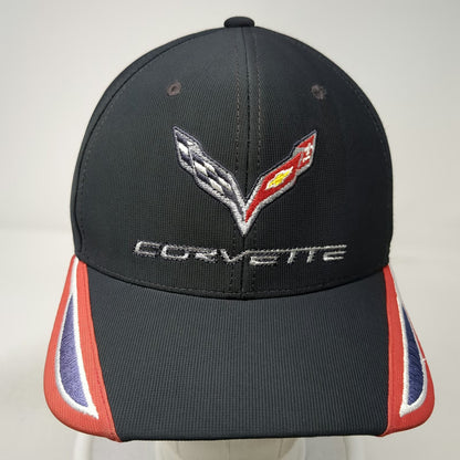 Concept One Corvette Logo Baseball Cap Black One Size Fitted Hat Embroidered GM