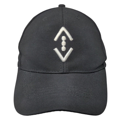 Cukur Slideback Hat Black One Size Embroidered Adjustable 6 Panel