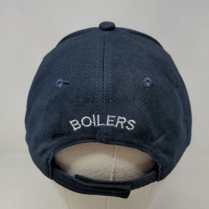 Crown Boiler Company Men's Strapback Hat Blue Size OSFA Embroidered Logo