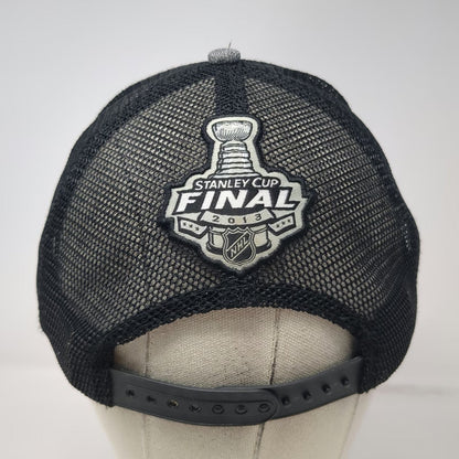 Chicago Blackhawks NHL Reebok Trucker Hat Gray Black One Size 2013 Stanley Cup