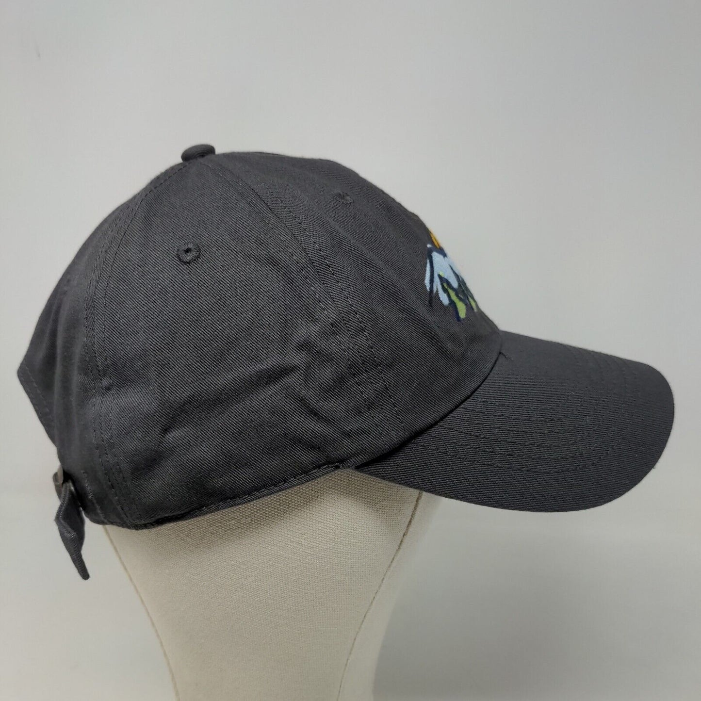 Life is Good Women's Slideback Hat Gray Embroidered Logo Cotton