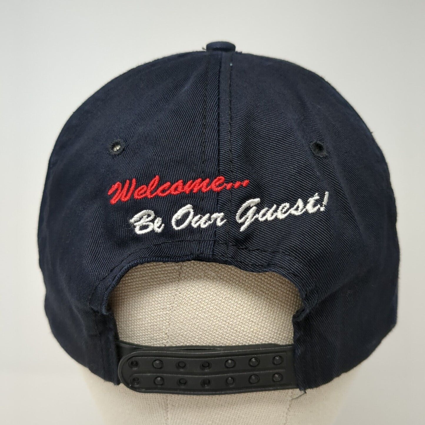 Sapp Bros. Snapback Hat Blue One Size Adjustable Welcome Be Our Guest