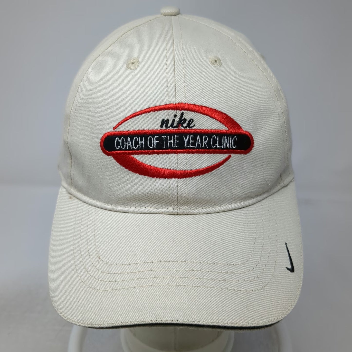 Nike Baseball Cap Beige One Size Coach of the Year Clinic Football Strapback Hat