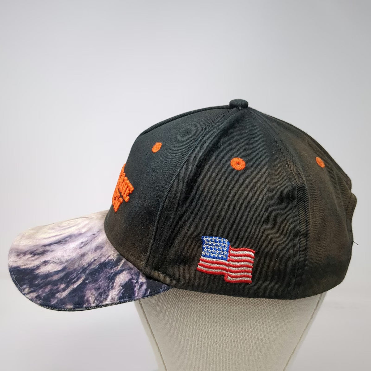 Asplundh 5 Panel Black One Size Hat Hurricane Matthew Storm Team 2016 Satellite